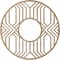 Ekena Millwork Empire Wood Fretwork Pierced Ceiling Medallion, Red Oak, 26"OD x 9 1/2"ID x 3/8"T CMWP26X26X0375EPRO - alternate 3